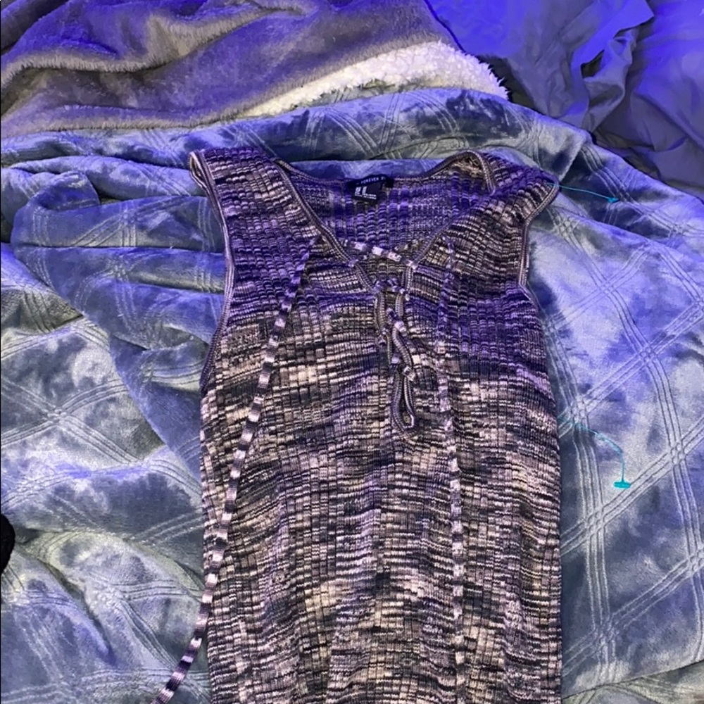 Sweater tank top